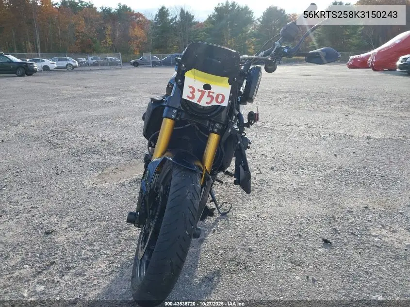 56KRTS258K3150243 2019 Indian Motorcycle Co. Ftr 1200 S Race Replica