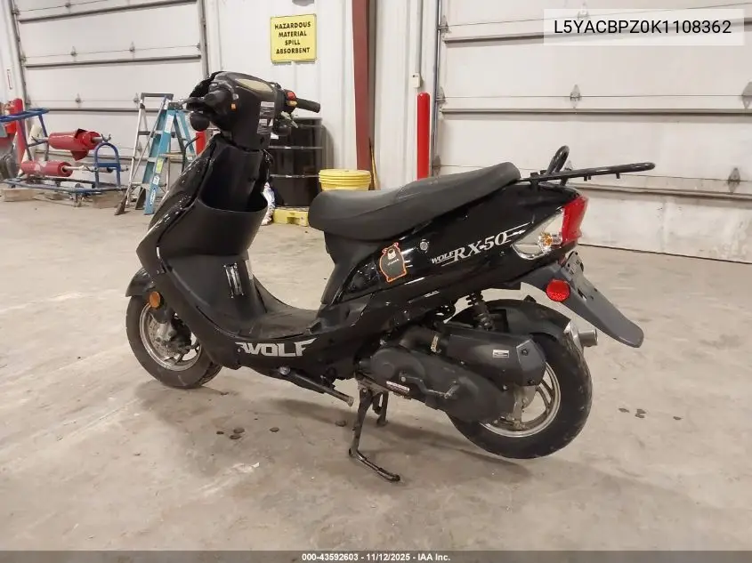 L5YACBPZ0K1108362 2019 Wolf Rx-50