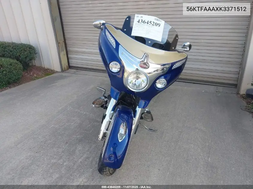 56KTFAAAXK3371512 2019 Indian Motorcycle Co. Chieftain Classic