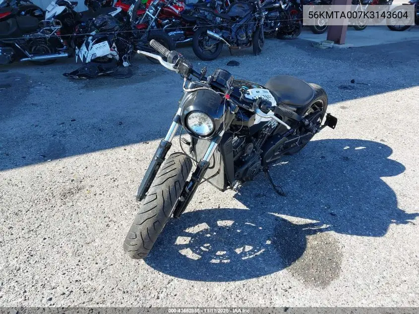 56KMTA007K3143604 2019 Indian Motorcycle Co. Scout Bobber Abs