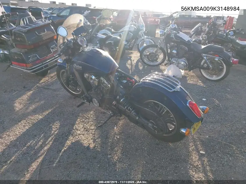 56KMSA009K3148984 2019 Indian Motorcycle Co. Scout Abs