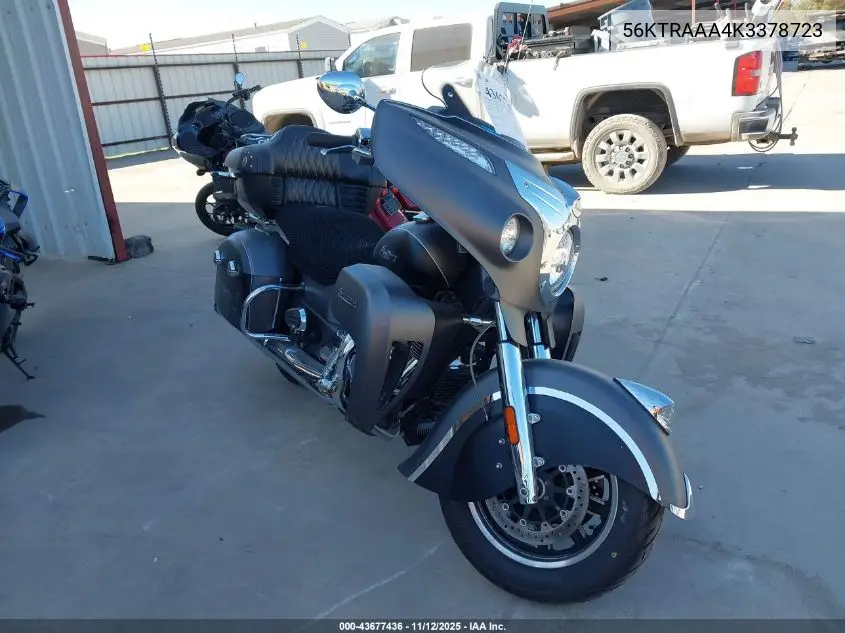 56KTRAAA4K3378723 2019 Indian Motorcycle Co. Roadmaster