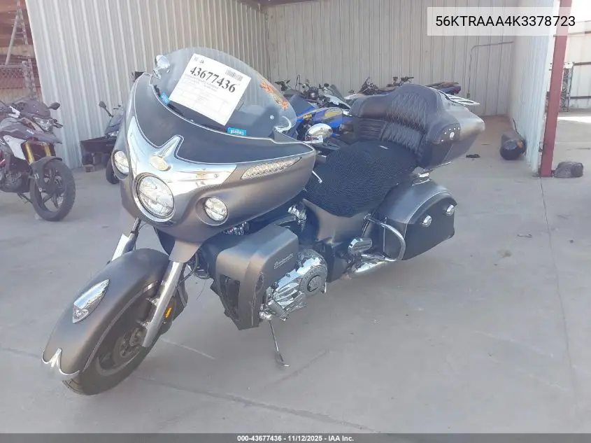 56KTRAAA4K3378723 2019 Indian Motorcycle Co. Roadmaster