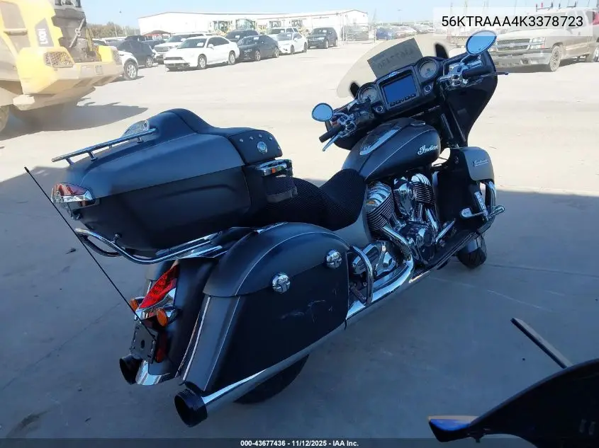 56KTRAAA4K3378723 2019 Indian Motorcycle Co. Roadmaster