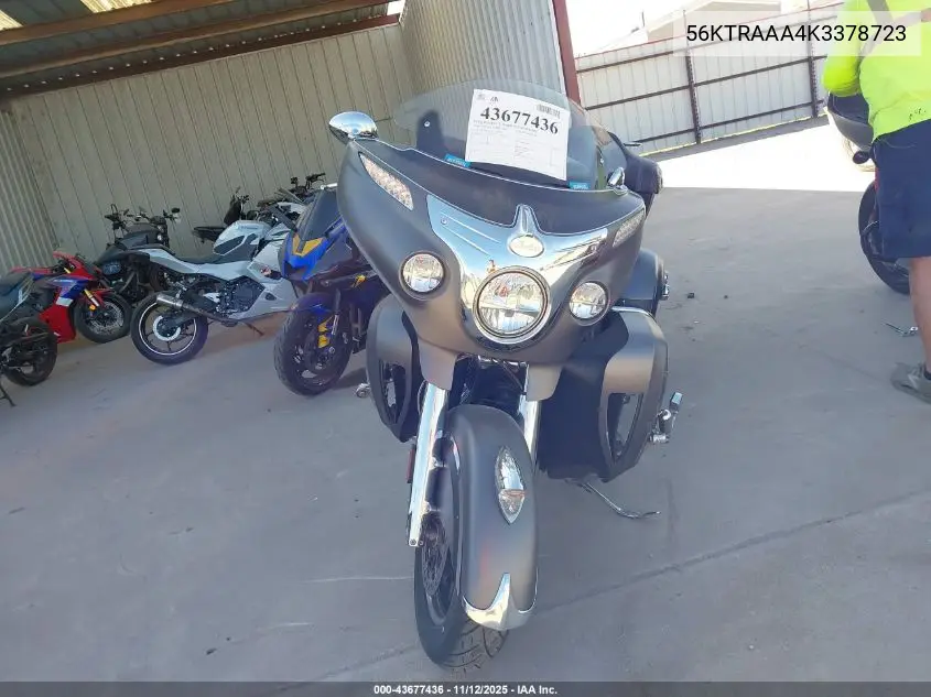 56KTRAAA4K3378723 2019 Indian Motorcycle Co. Roadmaster