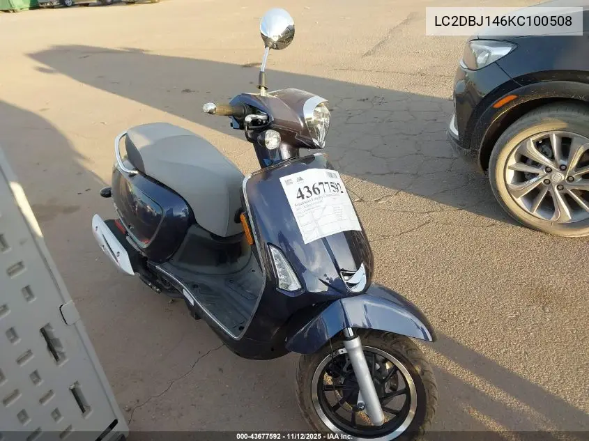 LC2DBJ146KC100508 2019 Kymco Usa Inc Like 150