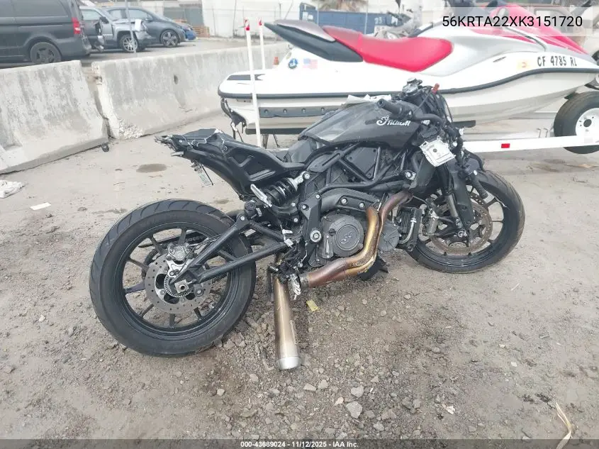 56KRTA22XK3151720 2019 Indian Motorcycle Co. Ftr 1200