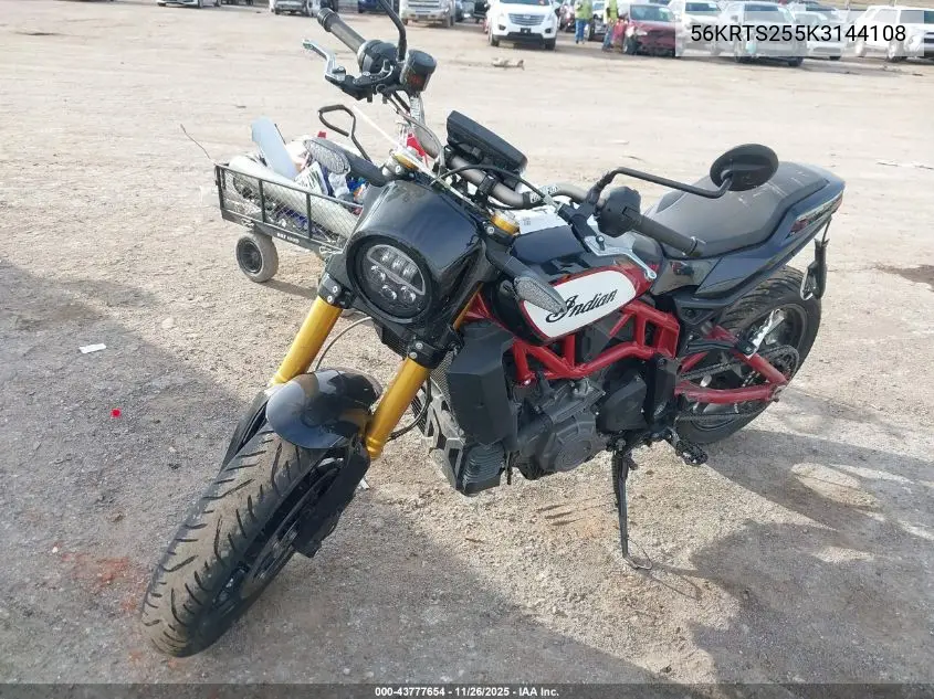56KRTS255K3144108 2019 Indian Motorcycle Co. Ftr 1200 S Race Replica