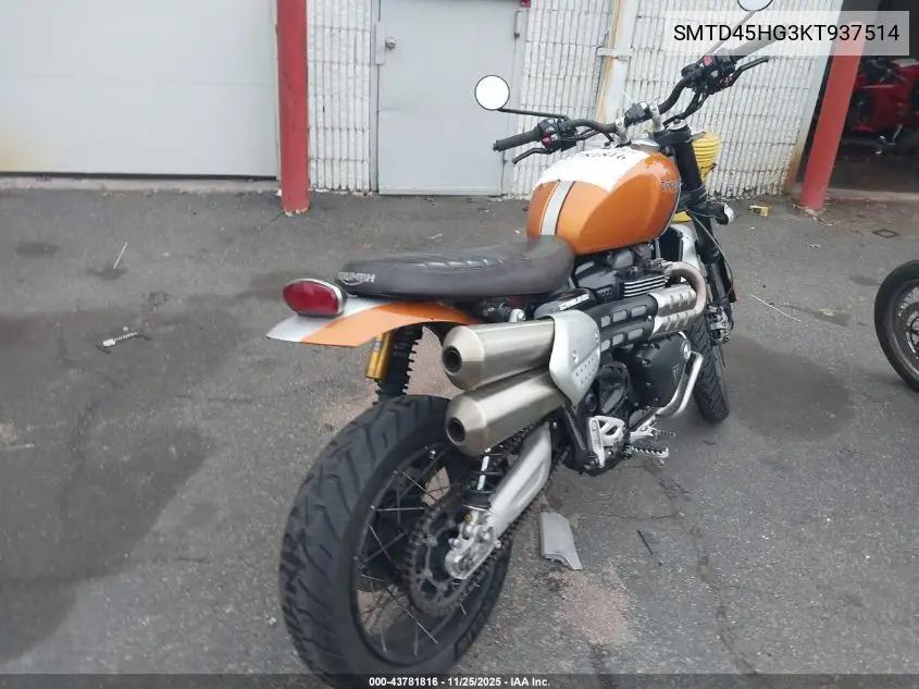 SMTD45HG3KT937514 2019 Triumph Motorcycle Scrambler 1200 Xc