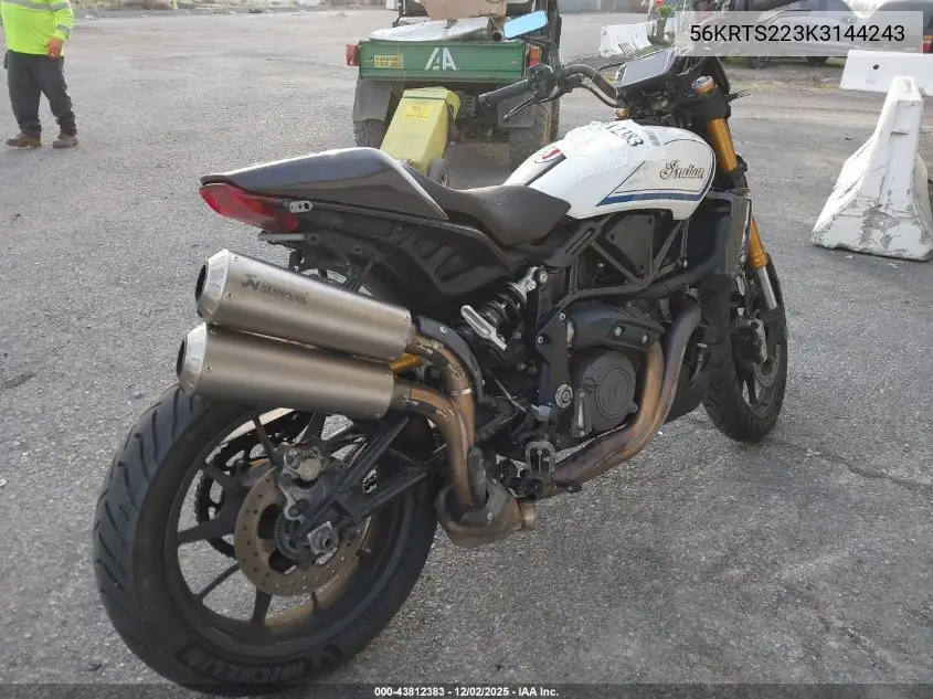 56KRTS223K3144243 2019 Indian Motorcycle Co. Ftr 1200 S