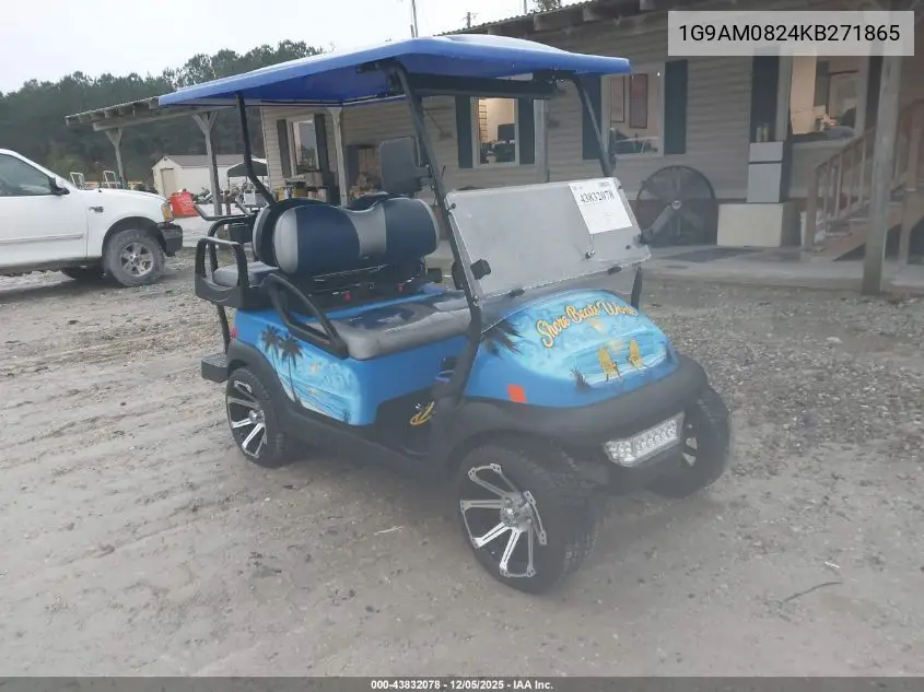 1G9AM0824KB271865 2019 Stca Golf Cart