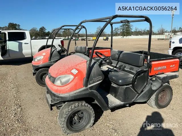 A5KA1CGACKG056264 2020 Kubota Rtv 500 2020 Kubota Rtv500 4X4 Utility Vehicle