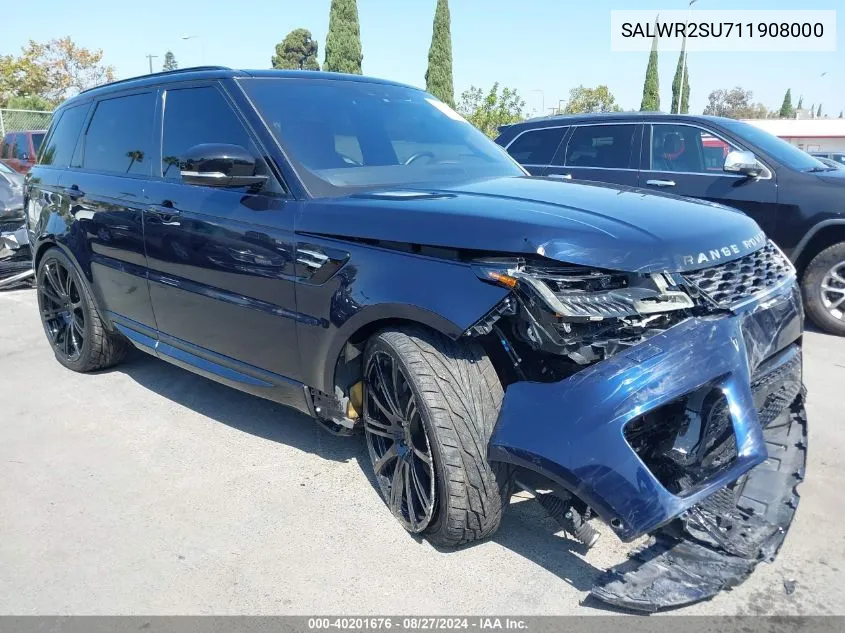 SALWR2SU7LA711908 2020 Land Rover Range Rover Sport Hse Mhev