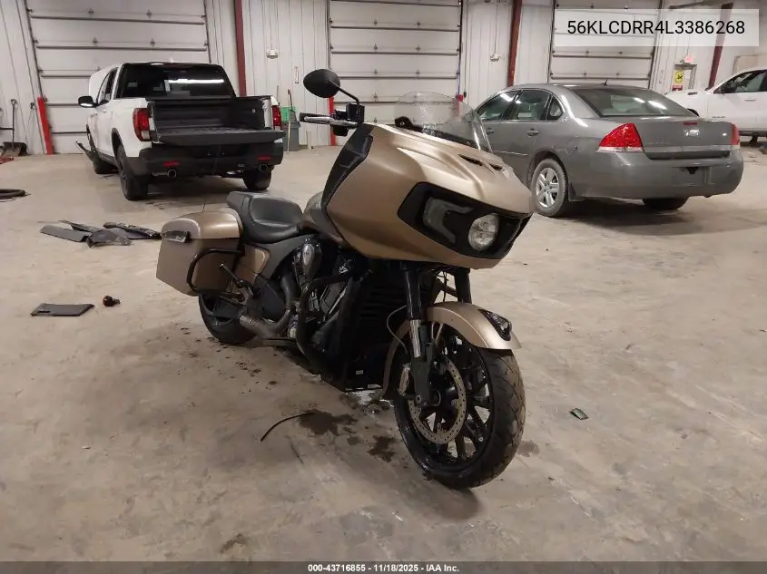 56KLCDRR4L3386268 2020 Indian Motorcycle Co. Challenger Dark Horse