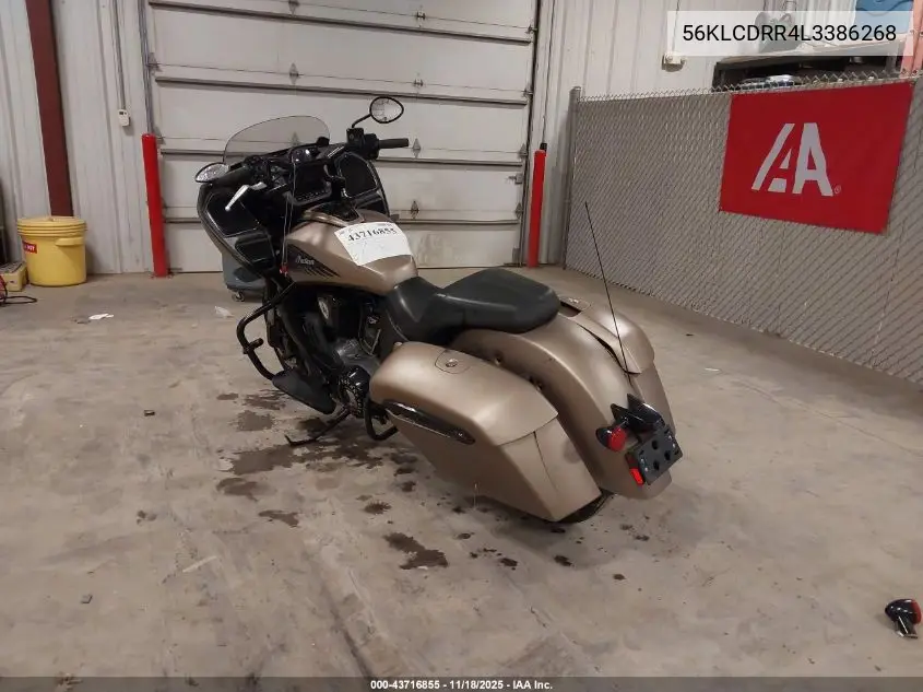 56KLCDRR4L3386268 2020 Indian Motorcycle Co. Challenger Dark Horse