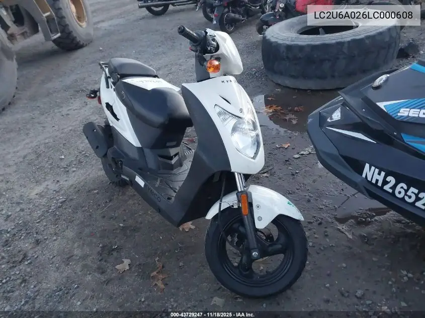 LC2U6A026LC000608 2020 Kymco Usa Inc Agility 50