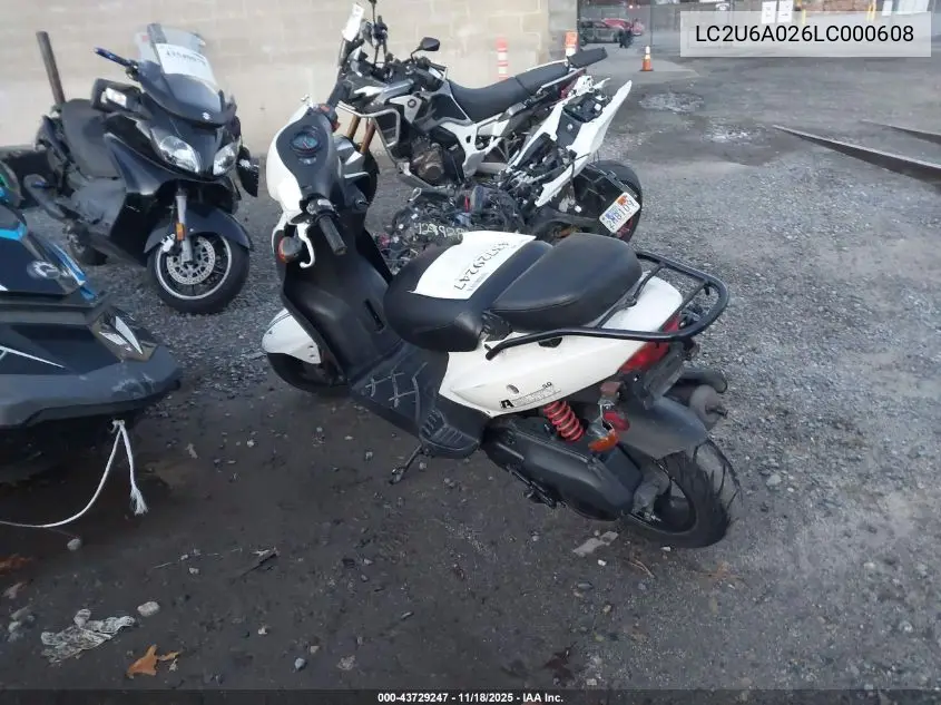 LC2U6A026LC000608 2020 Kymco Usa Inc Agility 50