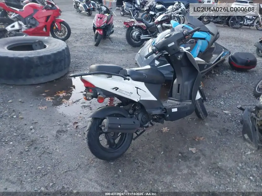 LC2U6A026LC000608 2020 Kymco Usa Inc Agility 50