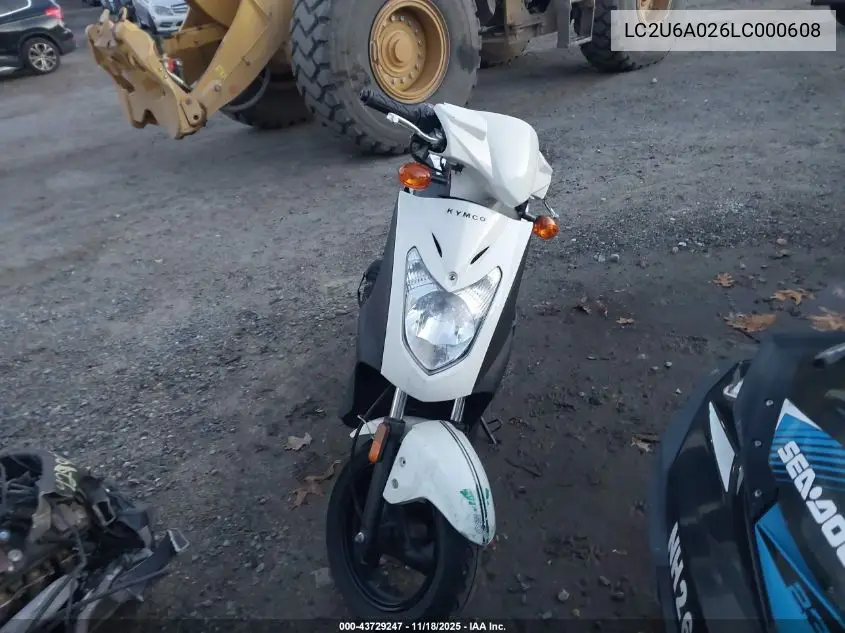 LC2U6A026LC000608 2020 Kymco Usa Inc Agility 50