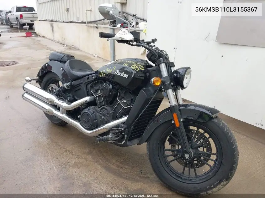 56KMSB110L3155367 2020 Indian Motorcycle Co. Scout Sixty
