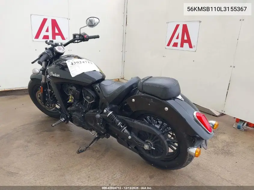56KMSB110L3155367 2020 Indian Motorcycle Co. Scout Sixty