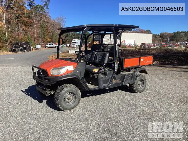 A5KD2GDBCMG046603 2021 Kubota Rtvx 1140 Wlh 2021 Kubota Rtvx1140Wlh 4X4 Utility Vehicle