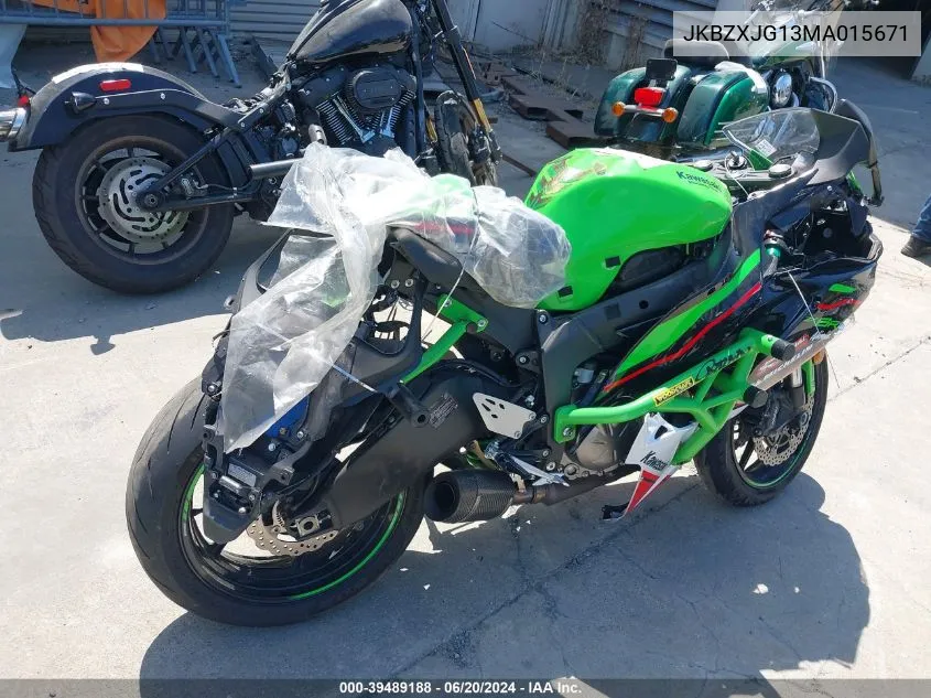 JKBZXJG13MA015671 2021 Kawasaki Zx636 K