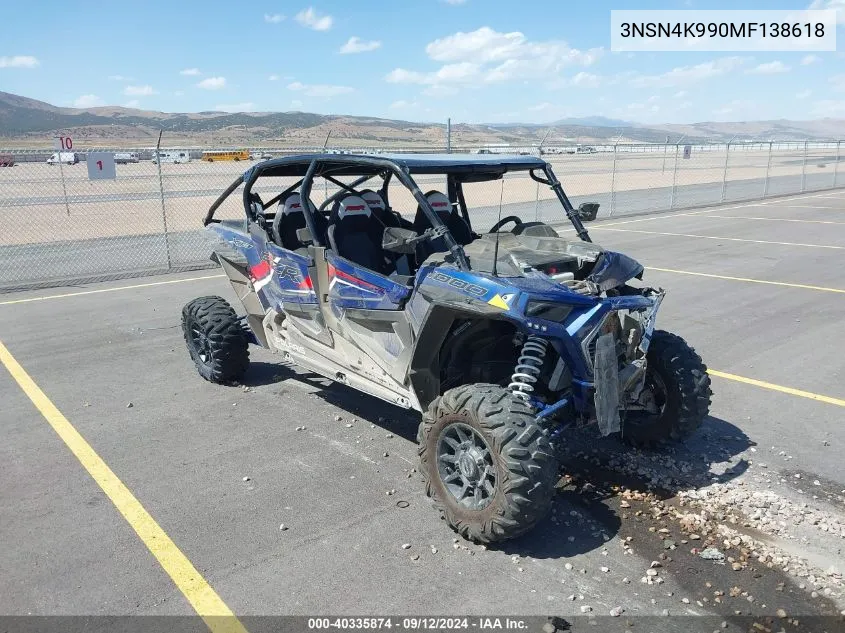 3NSN4K990MF138618 2021 Polaris Rzr Xp 4 1000 Premium