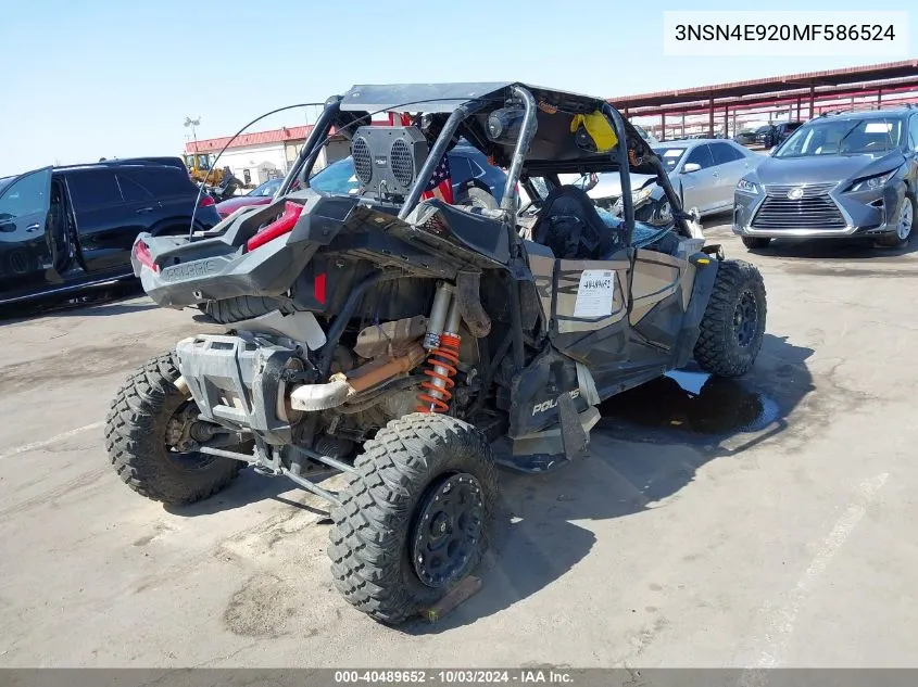 3NSN4E920MF586524 2021 Polaris Rzr Xp 4 Turbo