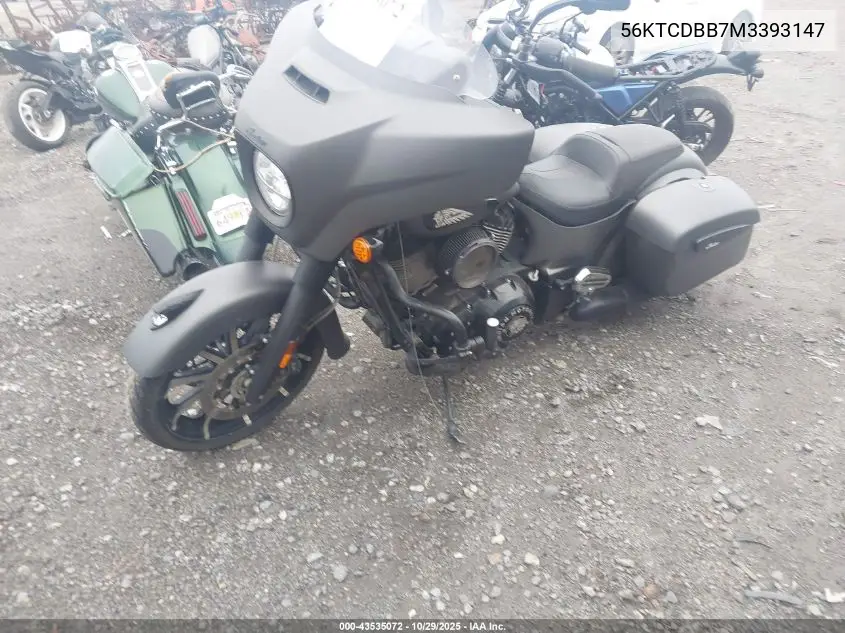 56KTCDBB7M3393147 2021 Indian Motorcycle Co. Chieftain Dark Horse