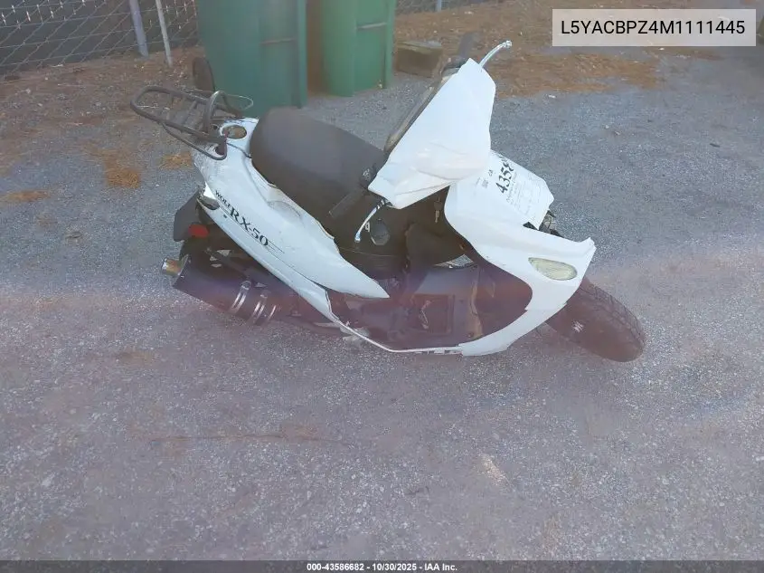 L5YACBPZ4M1111445 2021 Scooter Other