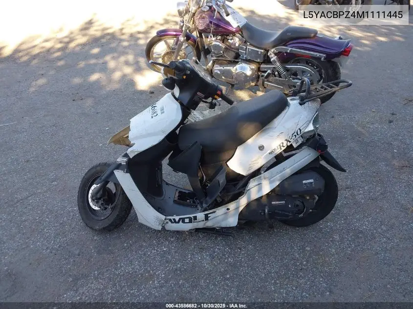L5YACBPZ4M1111445 2021 Scooter Other