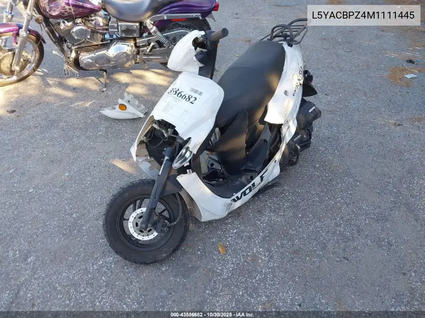 L5YACBPZ4M1111445 2021 Scooter Other