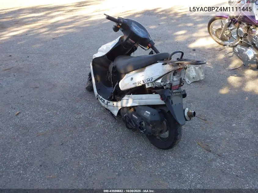L5YACBPZ4M1111445 2021 Scooter Other