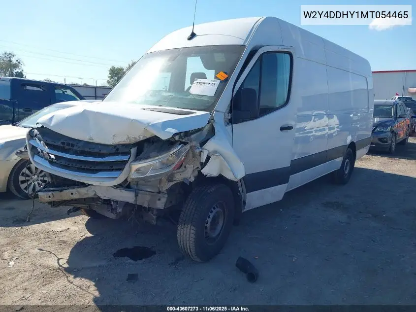 W2Y4DDHY1MT054465 2021 Freightliner Sprinter 2500 High Roof I4 Diesel