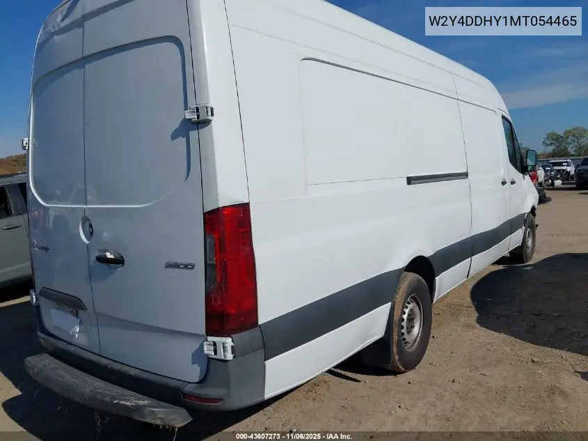 W2Y4DDHY1MT054465 2021 Freightliner Sprinter 2500 High Roof I4 Diesel