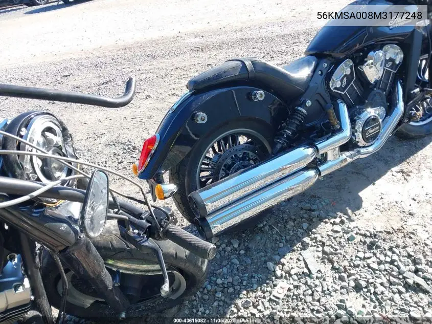 56KMSA008M3177248 2021 Indian Motorcycle Co. Scout Abs