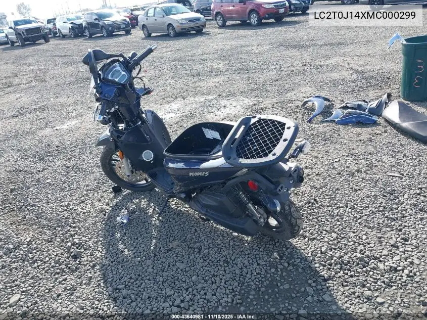 LC2T0J14XMC000299 2021 Kymco Usa Inc People S150