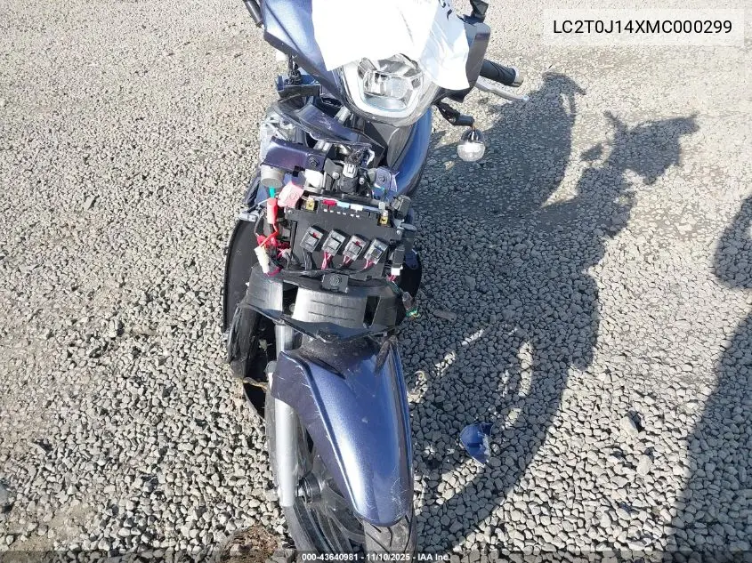 LC2T0J14XMC000299 2021 Kymco Usa Inc People S150