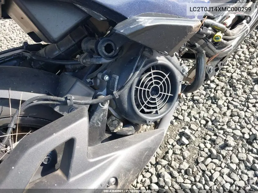 LC2T0J14XMC000299 2021 Kymco Usa Inc People S150