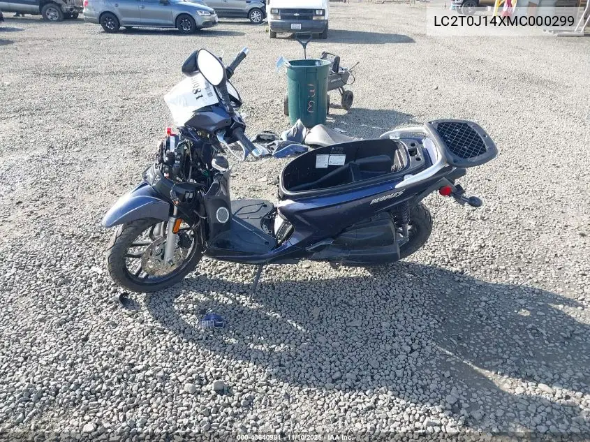 LC2T0J14XMC000299 2021 Kymco Usa Inc People S150
