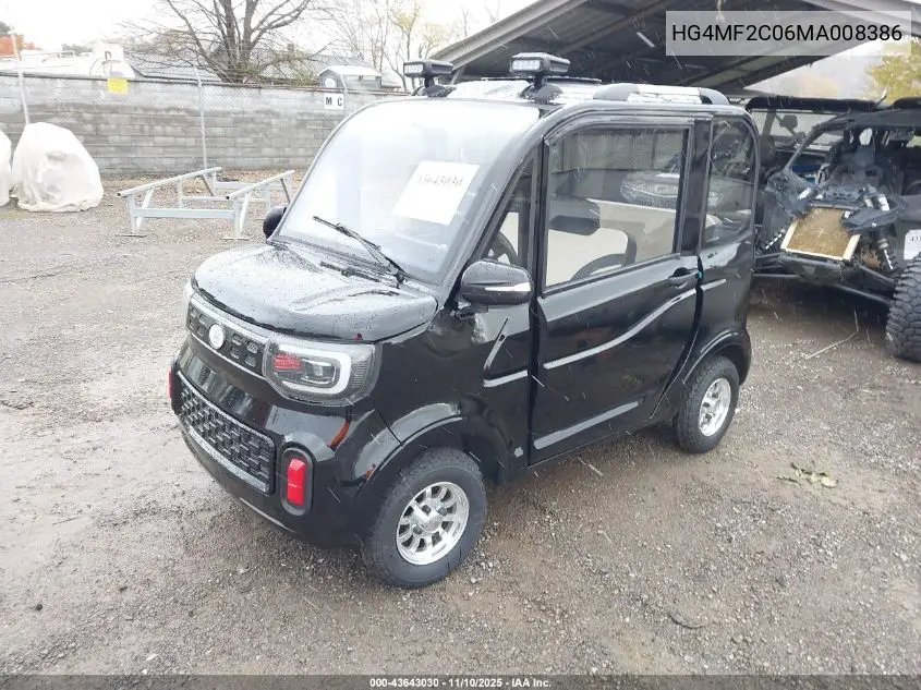 HG4MF2C06MA008386 2021 Chang Coco Coupe