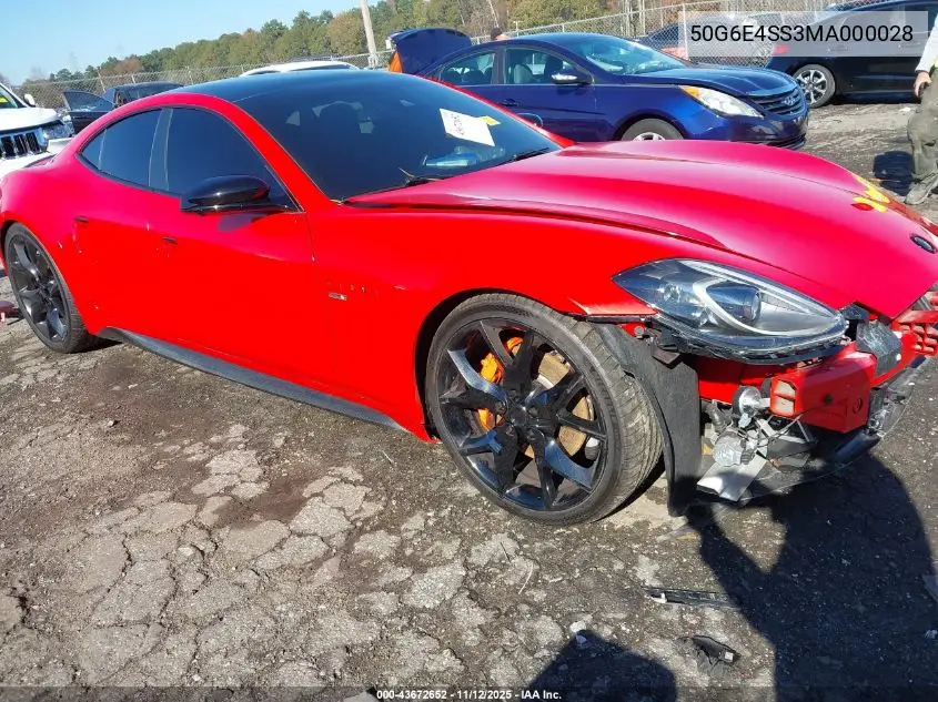 50G6E4SS3MA000028 2021 Karma Gs-6 Sport