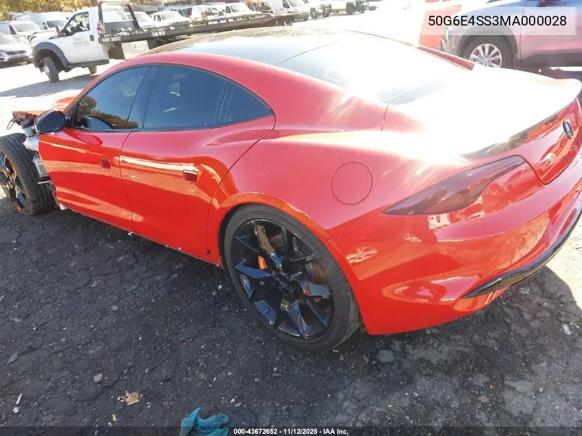 50G6E4SS3MA000028 2021 Karma Gs-6 Sport