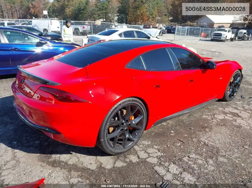 50G6E4SS3MA000028 2021 Karma Gs-6 Sport