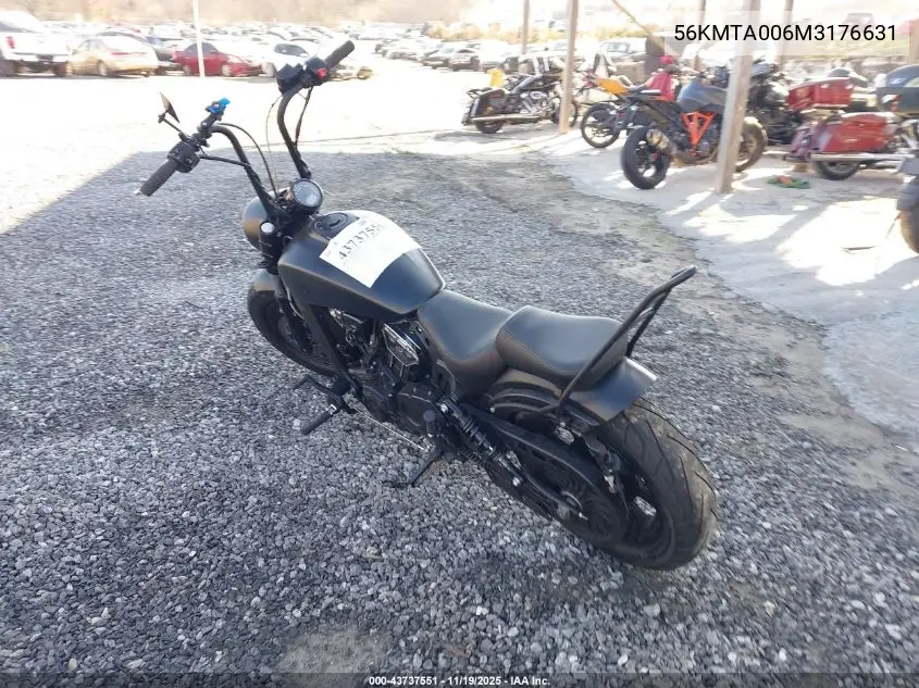 56KMTA006M3176631 2021 Indian Motorcycle Co. Scout Bobber Abs