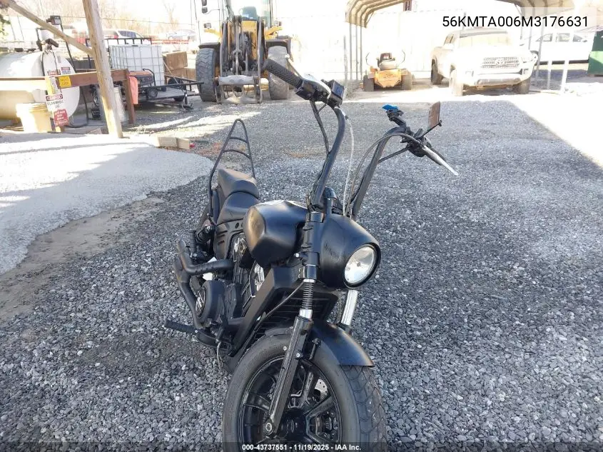 56KMTA006M3176631 2021 Indian Motorcycle Co. Scout Bobber Abs
