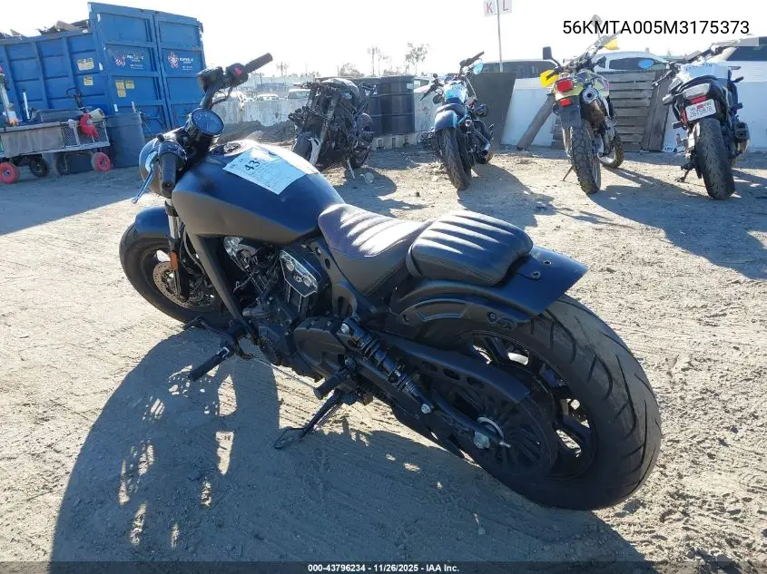 56KMTA005M3175373 2021 Indian Motorcycle Co. Scout Bobber Abs