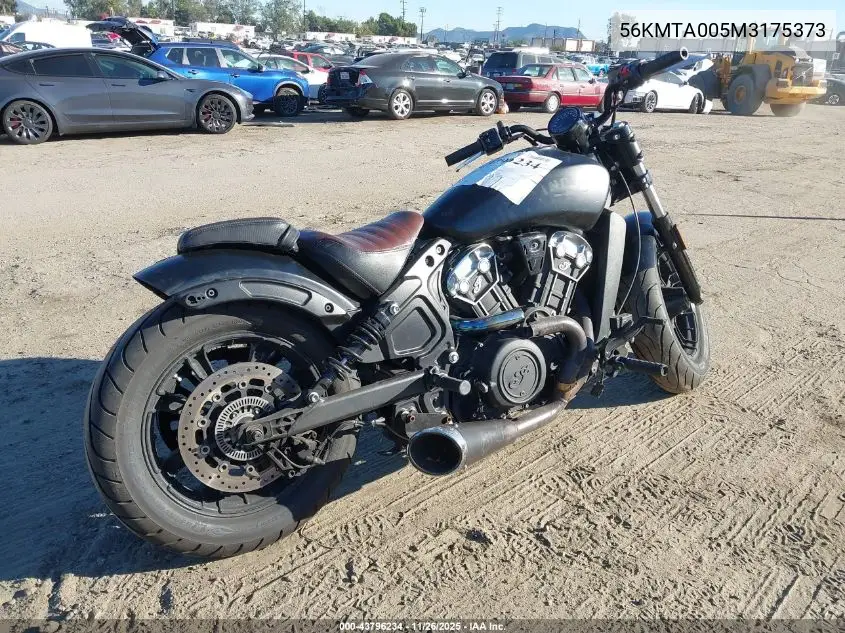 56KMTA005M3175373 2021 Indian Motorcycle Co. Scout Bobber Abs