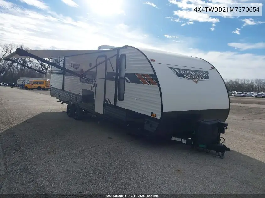 2021 Fore River 28Vbxl VIN: 4X4TWDD21M7370654 Lot: 43839515